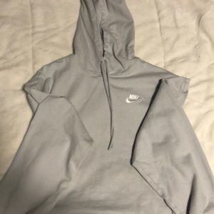 Nike bell sleeves grey hoodie